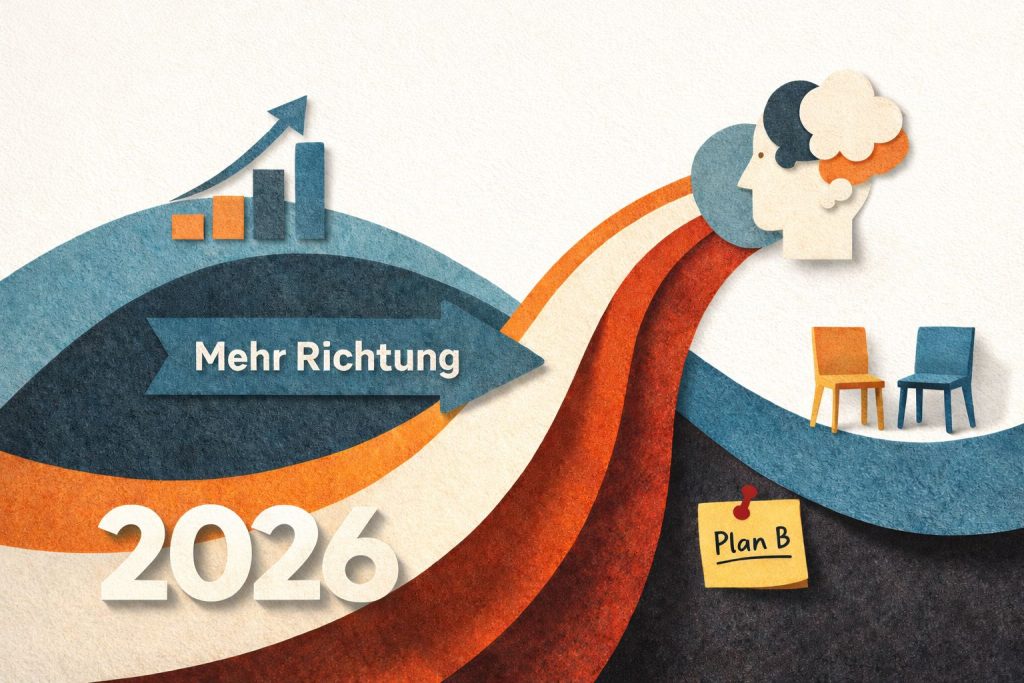 2026 fühlt sich an wie ein Jahr, in dem wir weniger Ziele brauchen – und mehr Ungewissheitskompetenz.