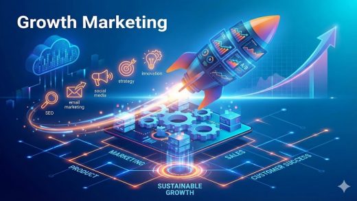 Grundlagen Growthmarketing: Wachstum mit Strategie. Entdecke Growth Marketing Strategien für schnelles Wachstum. Optimiere dein Marketing mit Growth Hacking.
