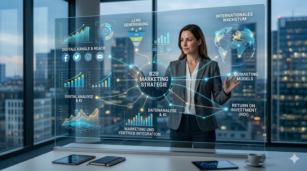 B2B-Marketing: Grundlagen für B2B Marketing & Vertrieb. Zielgruppe Strategien im Business-to-Business-Marketing für Geschäftskunden.