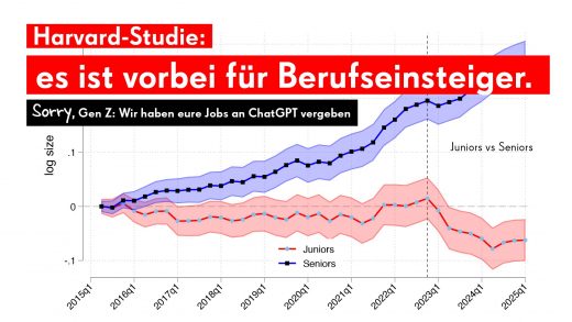 Harvard-Studie zeigt: KI lässt Juniorjobs verschwinden. Was das für Agenturen, Marketing-Karrieren und Ausbildung der nächsten Seniors bedeutet.