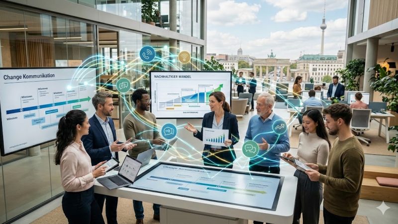 Kommunikation im Change für Unternehmen und Führungskräfte. Change-Kommunikation (Change Communication) gezielt steuern.