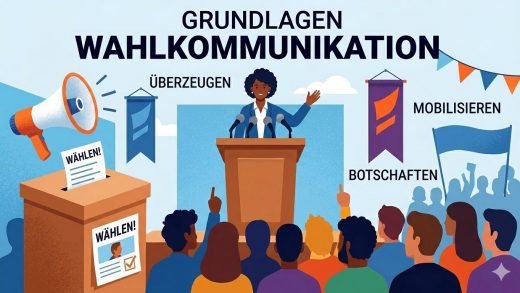 Wahlkommunikation: Positionierung, Botschaftsentwicklung, Kanalstrategie. Grundlagen für Parteien, Kandidierende und politische Organisationen.