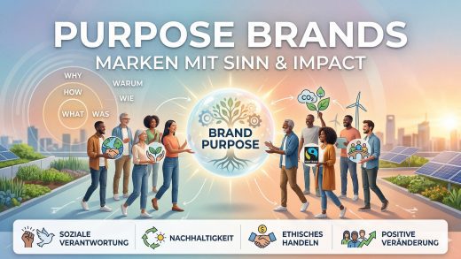 Purpose Brands und Brand Purpose im Marketing: Was Purpose für Marken bedeutet. Marken strategisch & gesellschaftlich ausrichten. Purpose definiert die Unternehmung.