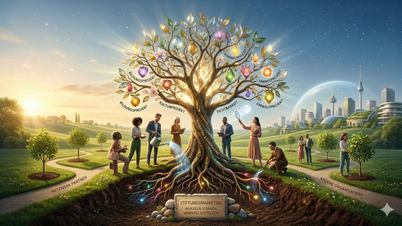 Stiftungsmarketing & Fundraising für Stiftungen: Nachhaltige Förderung, erfolgreiches Fundraising und langfristige Wirkung für Non-Profits.