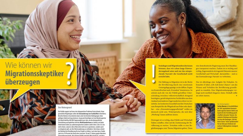Personalwirtschaft: Wie können wir Migrationsskeptiker überzeugen?