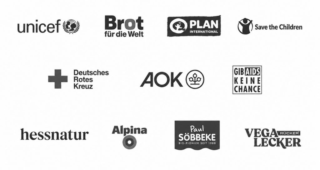 Wenn Sie mit mir arbeiten wollen, dann sind Sie in guter Gesellschaft