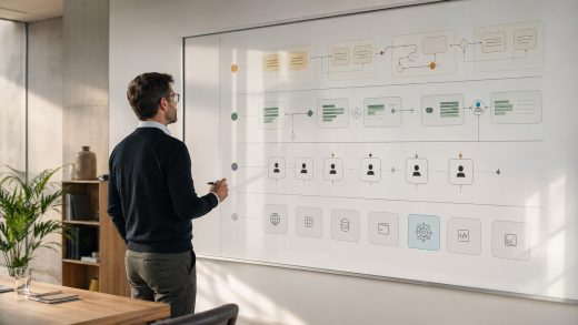 Was KI in Organisationen wirklich verändert: Aufgaben, Prozesse, Strukturen, Menschen. Plus sechs Kriterien für Tool-Wahl in der Praxis.