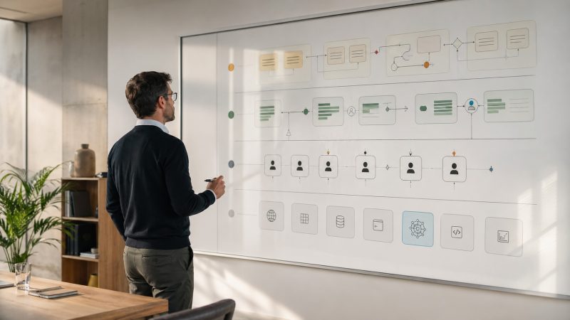 Was KI in Organisationen wirklich verändert: Aufgaben, Prozesse, Strukturen, Menschen. Plus sechs Kriterien für Tool-Wahl in der Praxis.