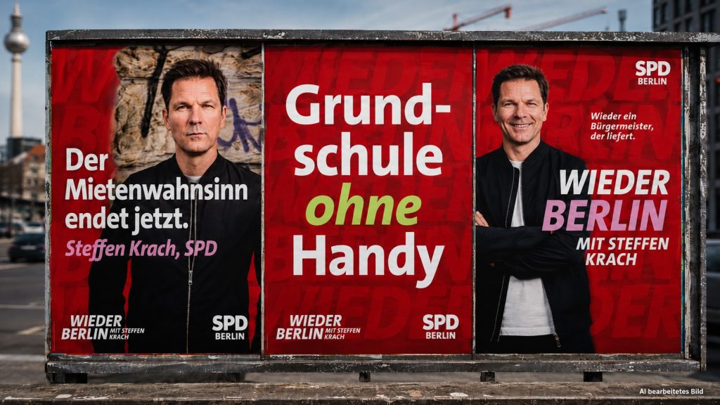 Warum „Wieder Berlin" der SPD zum Bumerang werden kann: Eine kommunikationsstrategische Analyse der Krach-Kampagne zum Berliner Wahlkampf 2026.